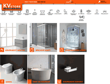 Tablet Screenshot of kvstore.cz